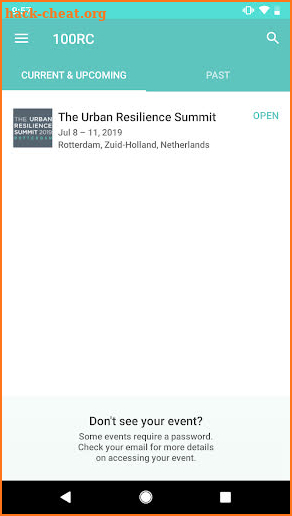 100RC Urban Resilience Summit screenshot