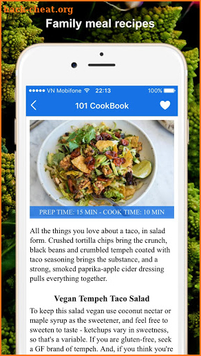 101 Cookbook Healthy Recipes screenshot