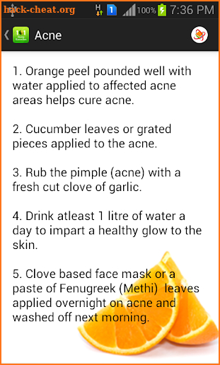 101 Natural Home Remedies Cure screenshot
