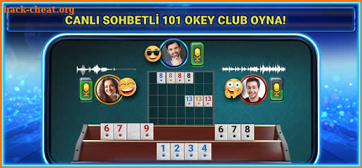 101 Yüzbir Okey Club - Sesli & Görüntülü Okey Plus screenshot