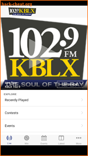 102.9 KBLX screenshot