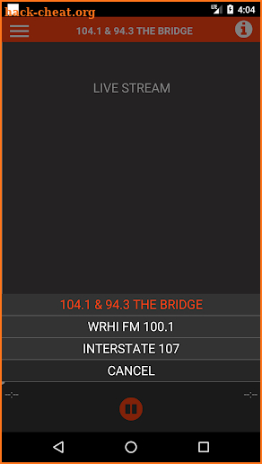 104.1 & 94.3 "The Bridge" screenshot