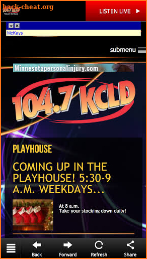 104.7 KCLD-FM screenshot