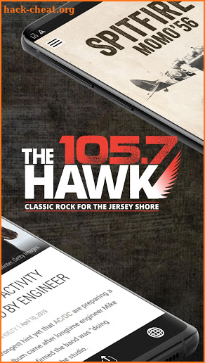 105.7 The Hawk - Classic Rock for the Jersey Shore screenshot