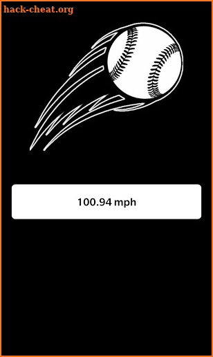 105mph Baseball Pitch Speed (Speed Gun) screenshot
