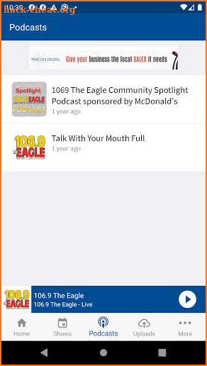 106.9 The Eagle screenshot