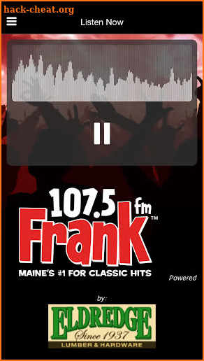107.5 FRANK FM screenshot