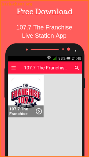 107.7 The Franchise Live Station App screenshot