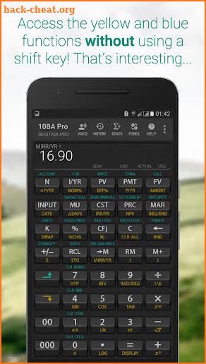 10BA Professional Financial Calculator screenshot