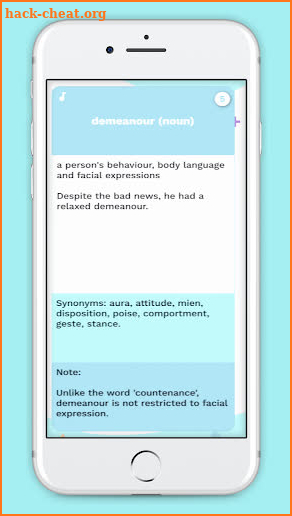 11+ English Vocabulary Optimiser Flashcards screenshot
