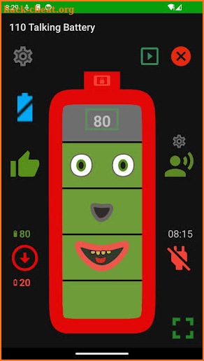 110 Talking Battery Plus screenshot