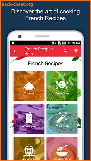 1100+ French Food Recipes Offline: Healthy Cuisine screenshot