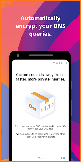 1.1.1.1: Faster & Safer Internet screenshot
