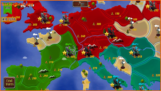 1185A.D.  turn-based strategy screenshot