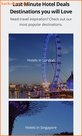 11th Hour Hotels: Last minute hotel & travel deals screenshot