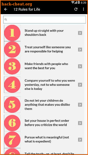 12 Rules for Life screenshot