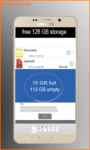 120 GB SD CARD Storage screenshot