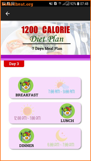 1200 Calorie Diet Plan screenshot