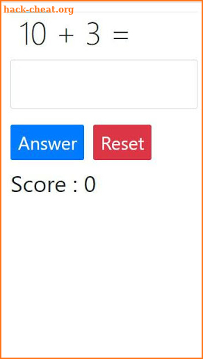 123 Simple Math Quiz screenshot