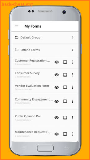 123FormBuilder Mobile & Offline Forms screenshot