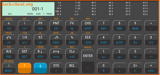 12C Pro Financial Calculator screenshot