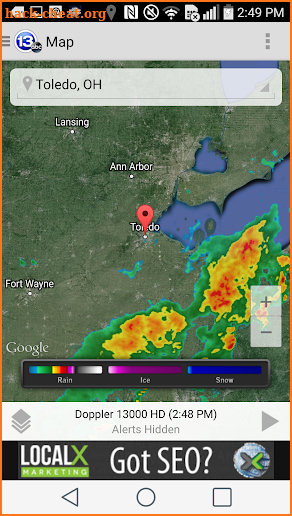 13abc Weather Radar screenshot