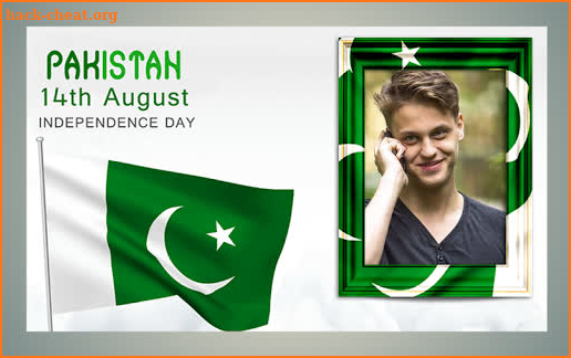 14 August Photo Frame 2019 Pakistan Flag Frame screenshot