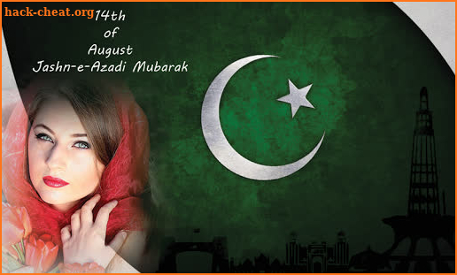 14 August Photo Frames : Pak Face Flag DP Maker screenshot