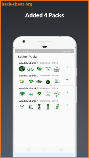 14 August Stickers For WhatsApp screenshot