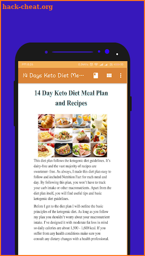 14 Day Keto Diet Meal Plan and Recipes screenshot