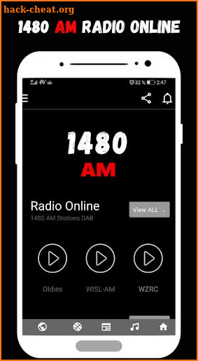 1480 AM Radio Online DAB screenshot