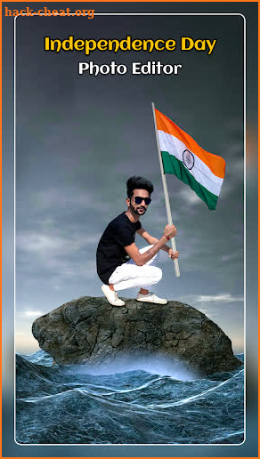 15 August Photo Editor - Indian Flag Face screenshot