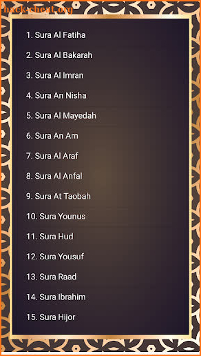 15 Lines Hefz/ Hafezi Quran screenshot
