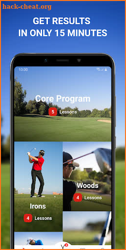 15 Minute Golf Coach - Video Lessons and Pro Tips screenshot