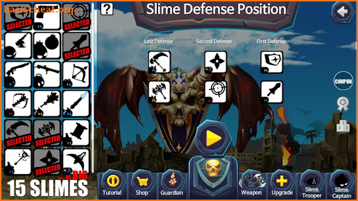15 Slimes : Defence screenshot