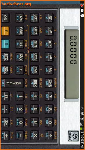 15C HP Scientific Calculator screenshot