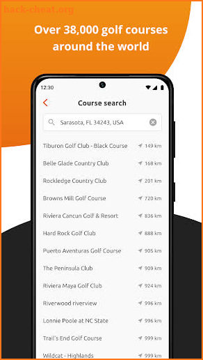 15th Club Golf GPS Rangefinder screenshot