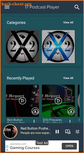 17 Podcast Player screenshot
