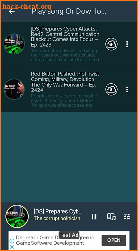 17 Podcast Player screenshot