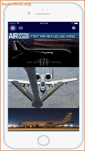 171st Air Refueling Wing screenshot