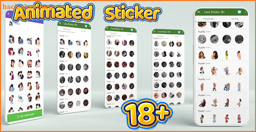 18+ Animated Stickers for WhatsApp screenshot