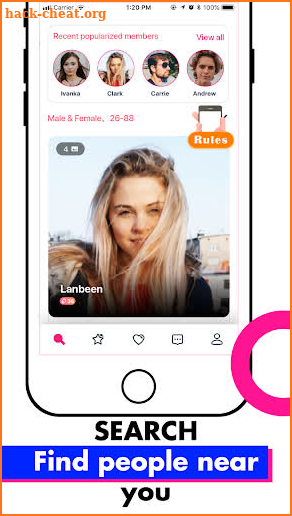 18+ Hookup, Chat & Dating App screenshot
