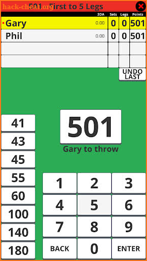 180 Darts Scorer screenshot
