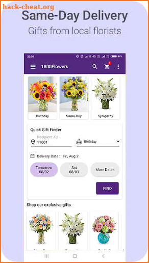 1800Flowers: Same-Day Flowers & Gifts Delivery screenshot