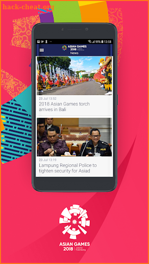 18th Asian Games 2018 Official App screenshot