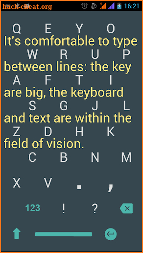 1C Big Keyboard screenshot