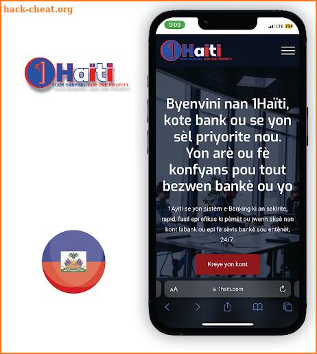 1Haiti Bank screenshot