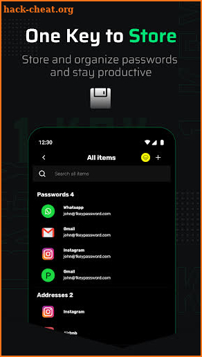 1Key - Password Manager screenshot