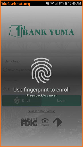 1st Bank Yuma screenshot