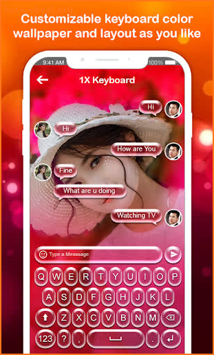 1X Keyboard - Emoji, Stickers, GIF & Free Theme screenshot